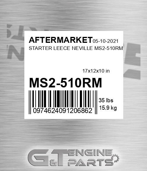 MS2-510RM Starter Leece Neville Ms2-510rm for AFTERMARKET