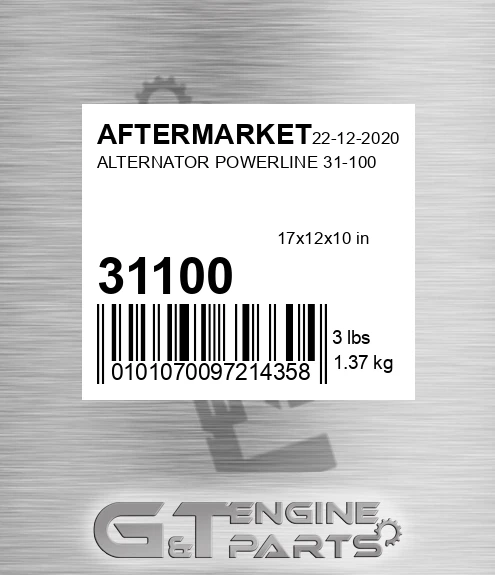 31100 Alternator Powerline