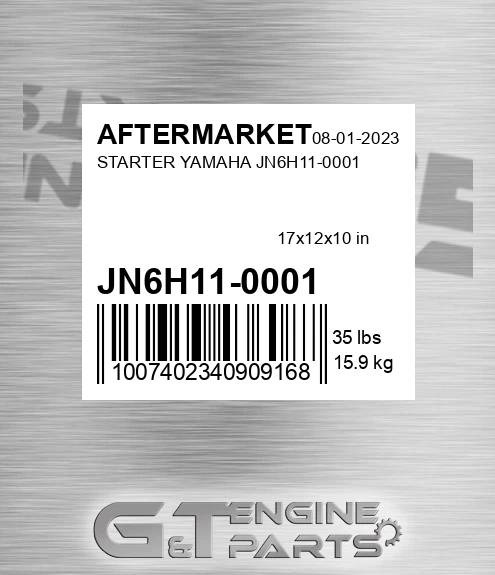 JN6H11-0001 Starter Yamaha Jn6h11-0001 for AFTERMARKET