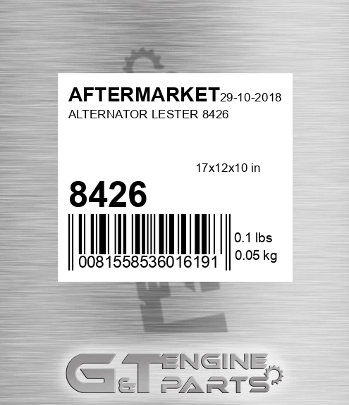 8426 Alternator Lester