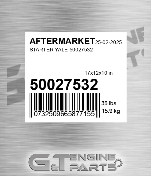 50027532 Starter Yale for AFTERMARKET
