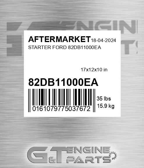 82DB11000EA Starter Ford for AFTERMARKET