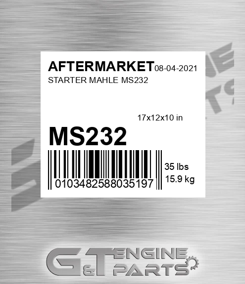 MS232 Starter Mahle