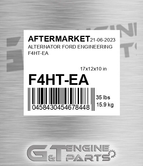 F4HT-EA Alternator Ford Engineering F4ht-ea for AFTERMARKET