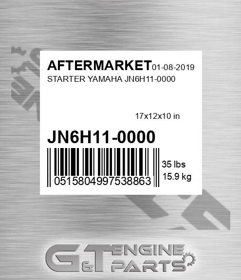 JN6H11-0000 Starter Yamaha Jn6h11-0000 for AFTERMARKET