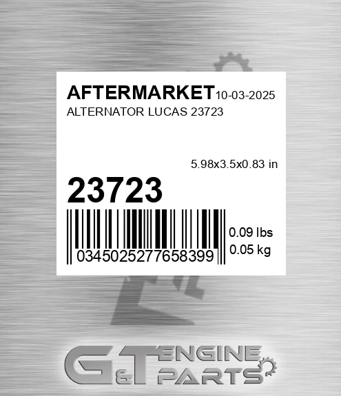23723 Alternator Lucas