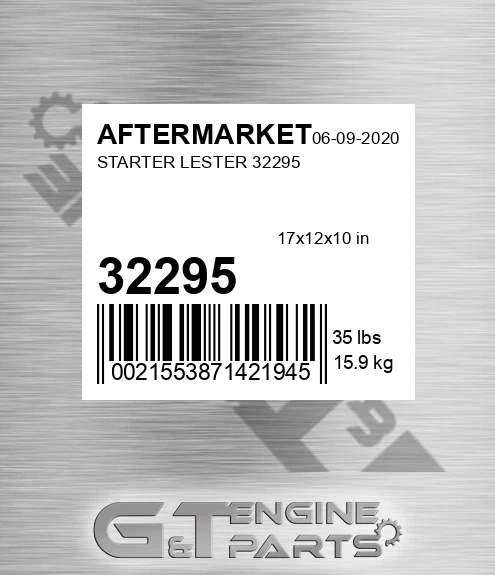 32295 AFTERMARKET Starter Lester