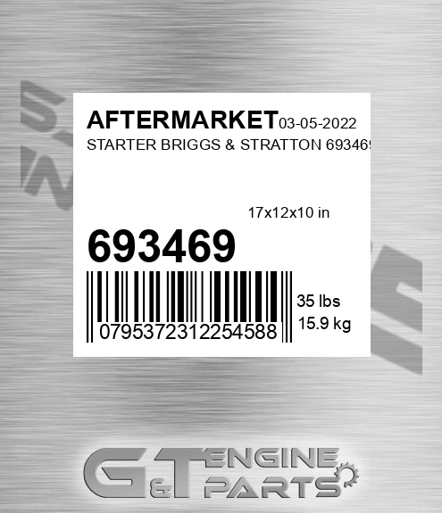 693469 Starter Briggs & Stratton for AFTERMARKET