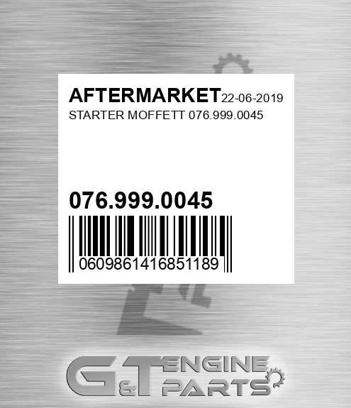 076.999.0045 Starter Moffett for AFTERMARKET