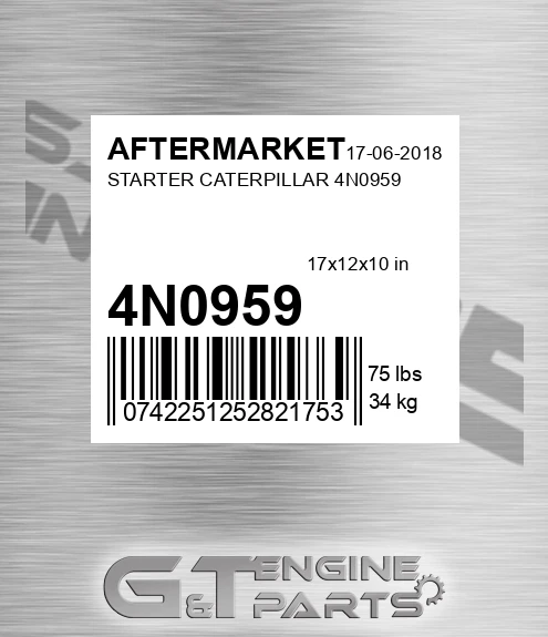 4N0959 Starter Caterpillar for AFTERMARKET