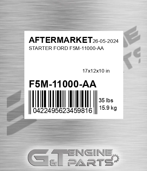 F5M-11000-AA Starter Ford F5m-11000-aa for AFTERMARKET