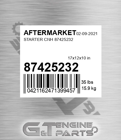 87425232 Starter Cnh