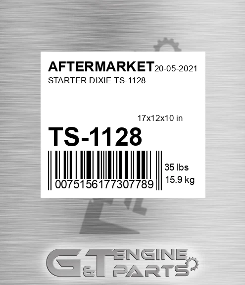 TS-1128 Starter Dixie Ts-1128 for AFTERMARKET