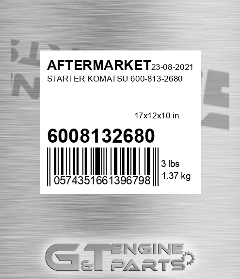 6008132680 Starter Komatsu for AFTERMARKET