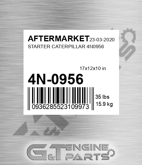 4N-0956 Starter Caterpillar for AFTERMARKET