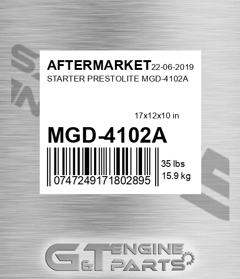 MGD-4102A Starter Prestolite Mgd-4102a for AFTERMARKET