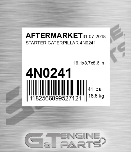 4N0241 Starter Caterpillar for AFTERMARKET