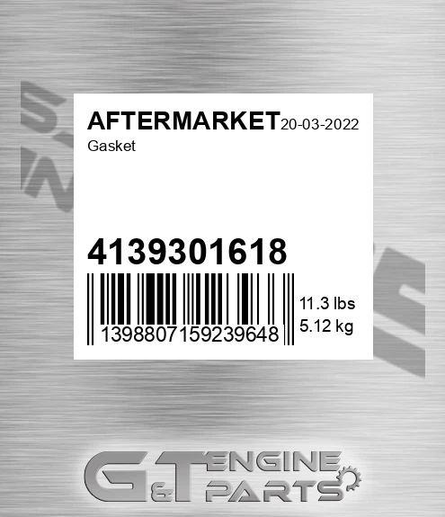4139301618 Gasket for AFTERMARKET