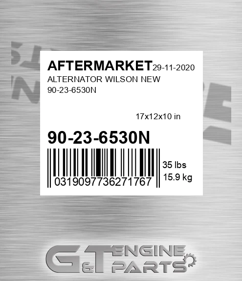 90-23-6530N Alternator Wilson New 90-23-6530n for AFTERMARKET