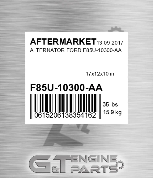 F85U-10300-AA Alternator Ford F85u-10300-aa for AFTERMARKET