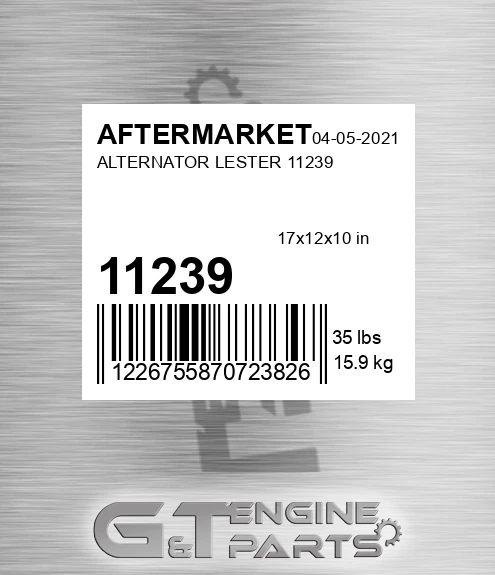 11239 Alternator Lester for AFTERMARKET