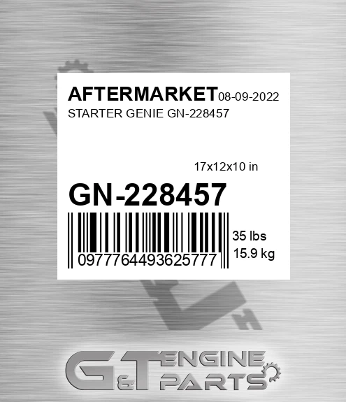 GN-228457 AFTERMARKET Starter Genie Gn-228457