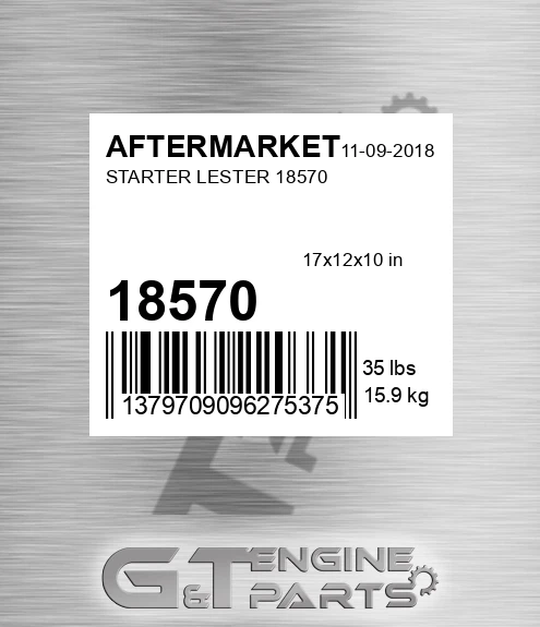 18570 Starter Lester