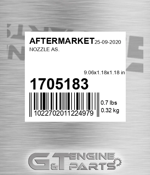 1705183 AFTERMARKET Nozzle As.