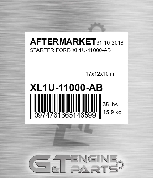 XL1U-11000-AB Starter Ford Xl1u-11000-ab for AFTERMARKET