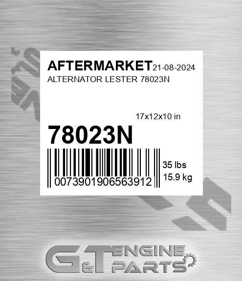 78023N Alternator Lester