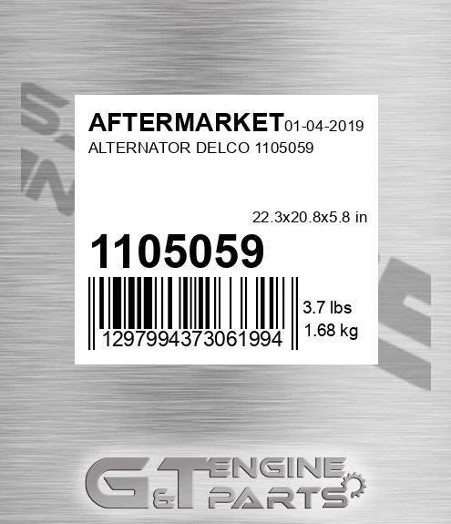 1105059 Alternator Delco