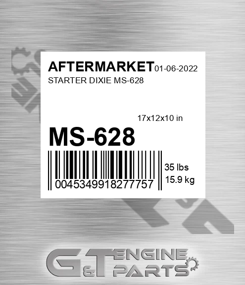 MS-628 Starter Dixie Ms-628 for AFTERMARKET