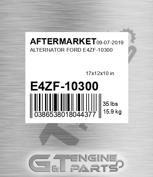 E4ZF-10300 Alternator Ford E4zf-10300 for AFTERMARKET