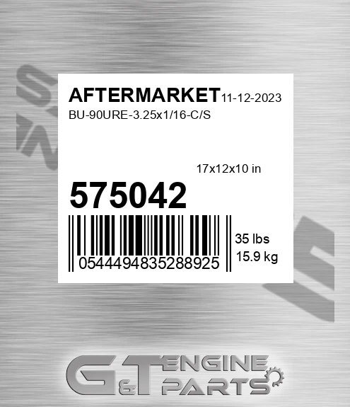 575-042 Bu-90ure-3.25x1/16-c/s for AFTERMARKET