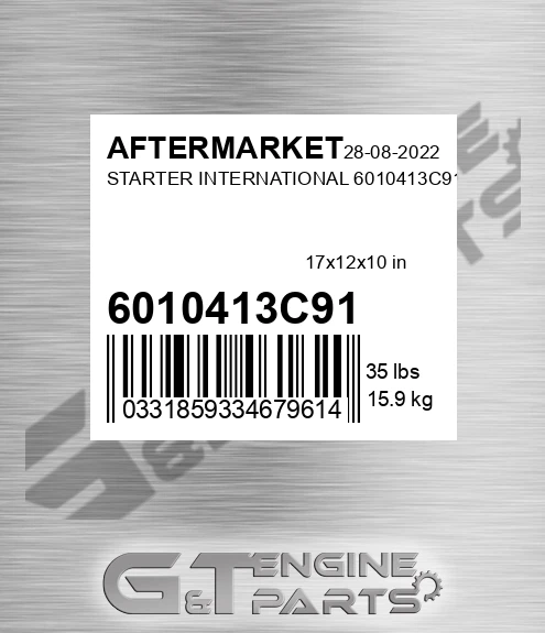 6010413C91 Starter International for AFTERMARKET
