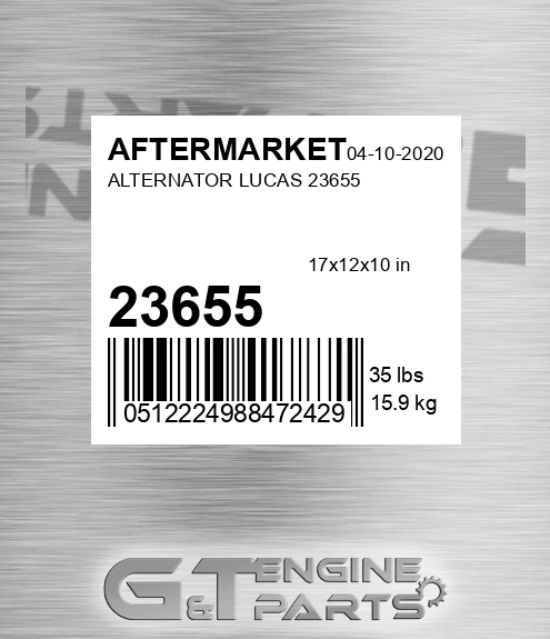 23655 Alternator Lucas