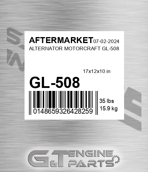 GL-508 Alternator Motorcraft Gl-508 for AFTERMARKET
