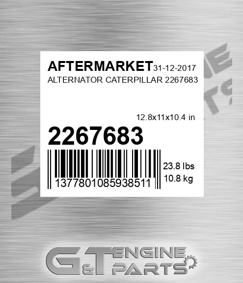 2267683 Alternator Caterpillar 2267683