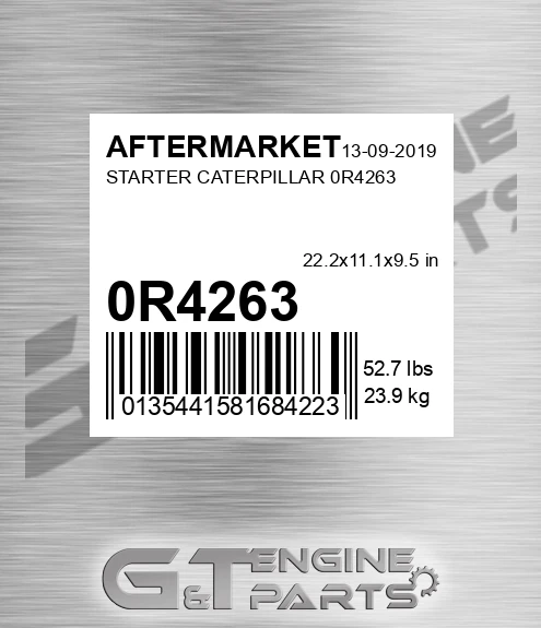 0R4263 Starter Caterpillar 0r4263