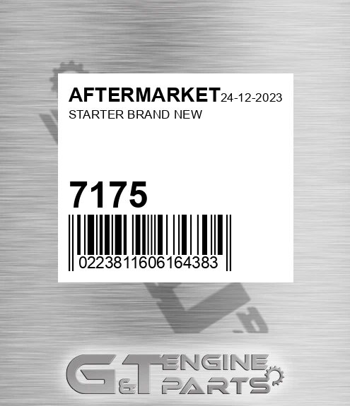 7175 Starter Brand New