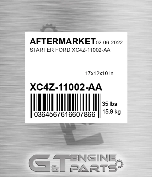 XC4Z-11002-AA Starter Ford Xc4z-11002-aa for AFTERMARKET
