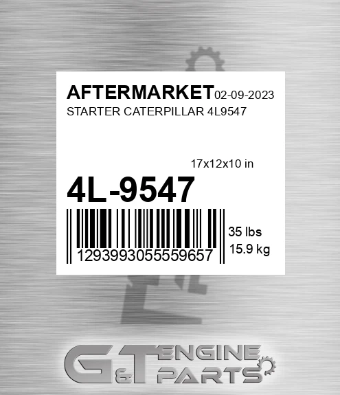 4L-9547 Starter Caterpillar for AFTERMARKET
