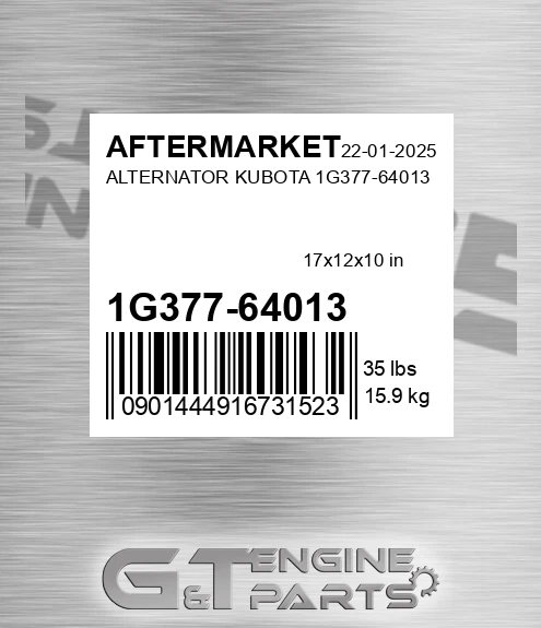 1G377-64013 Alternator Kubota 1g377-64013 for AFTERMARKET