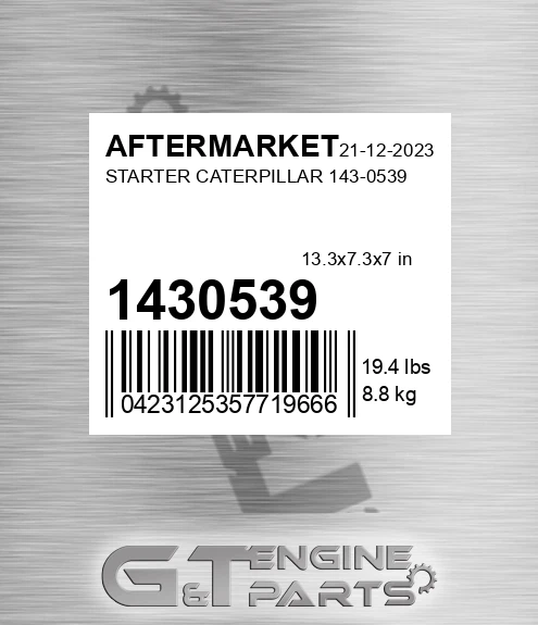 1430539 Starter Caterpillar for AFTERMARKET