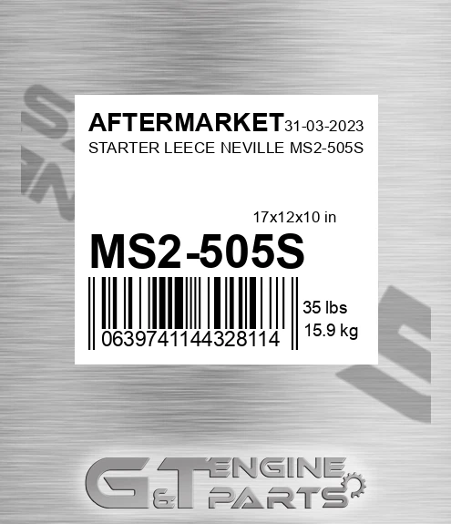 MS2-505S Starter Leece Neville Ms2-505s for AFTERMARKET