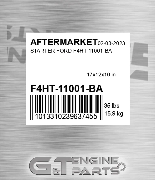 F4HT-11001-BA Starter Ford F4ht-11001-ba for AFTERMARKET