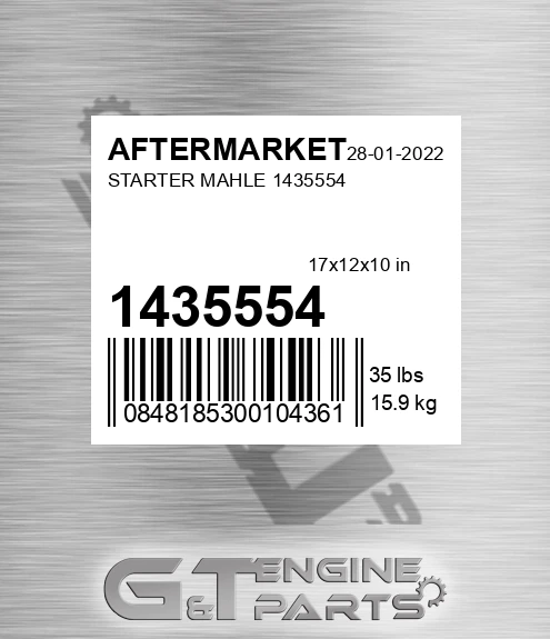 1435554 Starter Mahle for AFTERMARKET