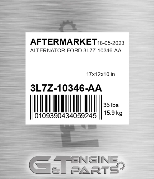 3L7Z-10346-AA Alternator Ford 3l7z-10346-aa for AFTERMARKET