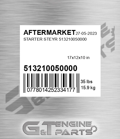 513210050000 Starter Steyr for AFTERMARKET