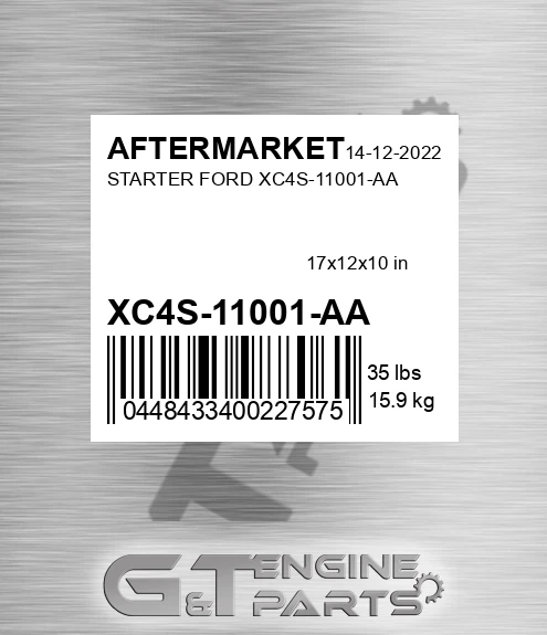 XC4S-11001-AA Starter Ford Xc4s-11001-aa for AFTERMARKET